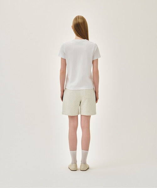 MARITHE + FRANCOIS GIRBAUD(マリテフランソワジルボー)の「CLASSIC LOGO SWEAT SHORTS(スウェットパンツ・レディース・オートミール/ブラック/ヘザーグレー・SMALL/MEDIUM/LARGE)」の6枚目の写真