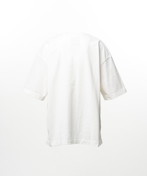 Maison MIHARA YASUHIRO（メゾンミハラヤスヒロ）の「SCOTT Printed Short Sleeve T-shirt（Tシャツ/カットソー・メンズ・ホワイト/ブラック・46/44/48）」の3枚目の写真
