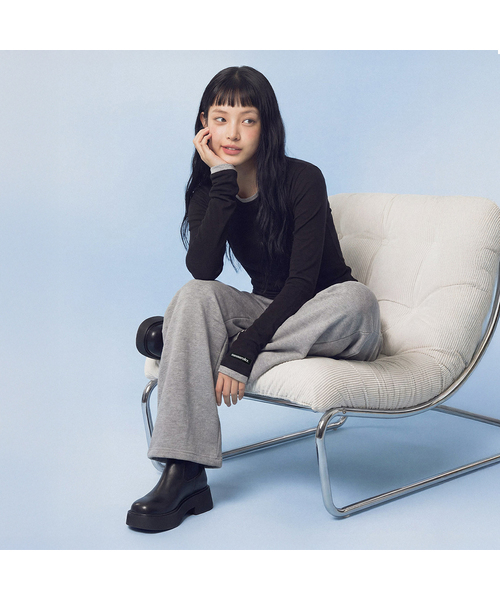 MASMARULEZ APPAREL(マスマルールズ アパレル)の「Double Layered Long Sleeve_3 Colors(Tシャツ/カットソー・レディース・ブラック/スカイブルー/イエロー系その他・ONE SIZE)」の1枚目の写真