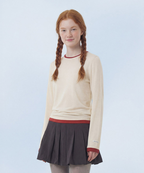 MASMARULEZ APPAREL(マスマルールズ アパレル)の「Double Layered Long Sleeve_3 Colors(Tシャツ/カットソー・レディース・ブラック/スカイブルー/イエロー系その他・ONE SIZE)」の6枚目の写真