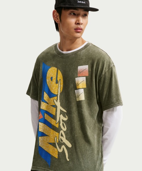 NIKE(ナイキ)の「ナイキ スポーツウェア マックス90 Tシャツ / Nike Sportswear Max90 T-Shirt HV9806-222 Medium Olive(Tシャツ/カットソー・メンズ・オリーブ・L/XL/2XL/S/M)」の3枚目の写真