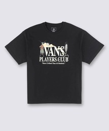 VANS（バンズ）の「PLAYERS CLUB Tシャツ / TP CLUB SS TEE Black VN000NJEBLK1（Tシャツ/カットソー）」