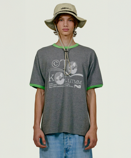 TEKET（テケット）の「Decode Ringer Tee Melange Gray（Tシャツ/カットソー・レディース・その他・MEDIUM/LARGE/SMALL）」の2枚目の写真