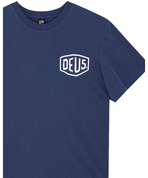 DEUS EX MACHINA（デウスエクスマキナ）の「HARAJUKU ADDRESS TEE（Tシャツ/カットソー・メンズ・ブルー・S/M/L/XL）」の6枚目の写真