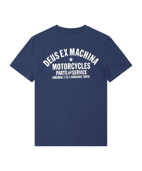 DEUS EX MACHINA（デウスエクスマキナ）の「HARAJUKU ADDRESS TEE（Tシャツ/カットソー・メンズ・ブルー・S/M/L/XL）」の7枚目の写真
