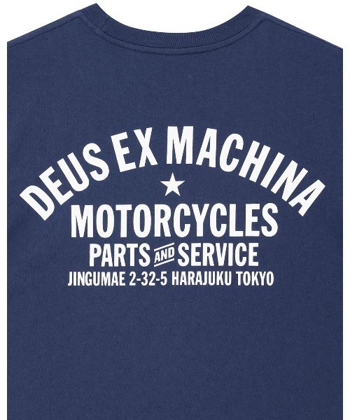 DEUS EX MACHINA（デウスエクスマキナ）の「HARAJUKU ADDRESS TEE（Tシャツ/カットソー・メンズ・ブルー・S/M/L/XL）」の8枚目の写真