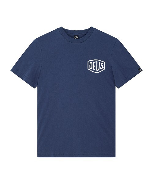 DEUS EX MACHINA（デウスエクスマキナ）の「HARAJUKU ADDRESS TEE（Tシャツ/カットソー・メンズ・ブルー・S/M/L/XL）」の5枚目の写真