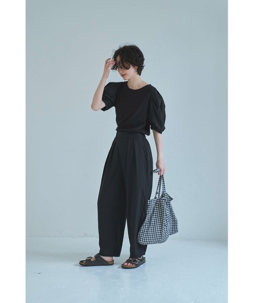 marjour(マージュール)の「STRETCH OVAL LINE PANTS(その他パンツ・レディース・ブラック・M)」の2枚目の写真