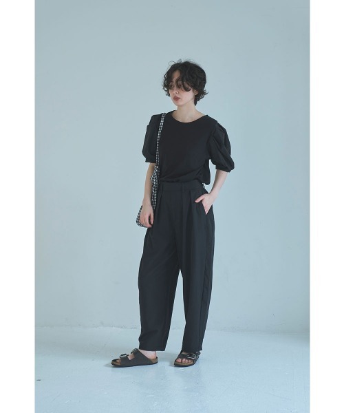 marjour(マージュール)の「STRETCH OVAL LINE PANTS(その他パンツ・レディース・ブラック・M)」の6枚目の写真