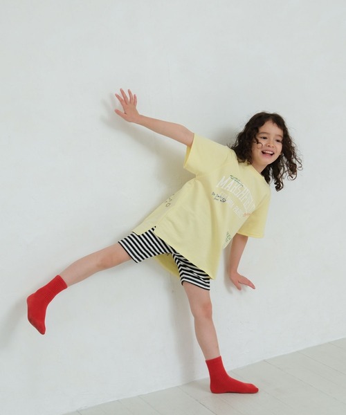 LEPSIM（レプシィム）の「【KIDS】ピンタックリブサイクルパンツ　685054（その他パンツ・キッズ・ブルー/オレンジ/ブラック・120/110/130）」の18枚目の写真