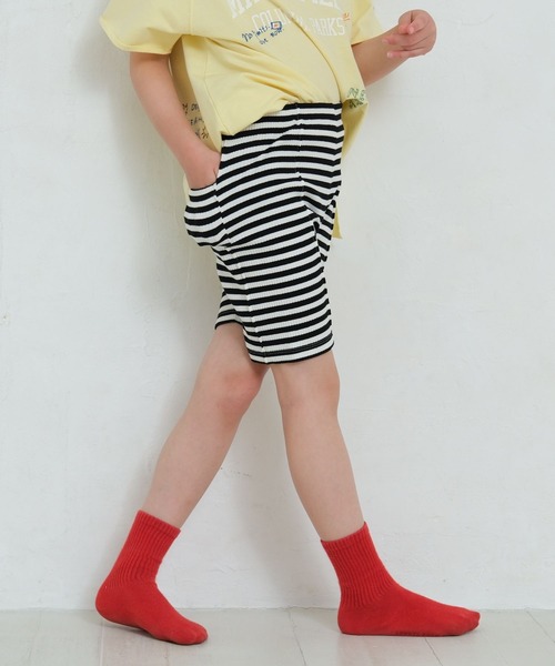 LEPSIM（レプシィム）の「【KIDS】ピンタックリブサイクルパンツ　685054（その他パンツ・キッズ・ブルー/オレンジ/ブラック・120/110/130）」の22枚目の写真