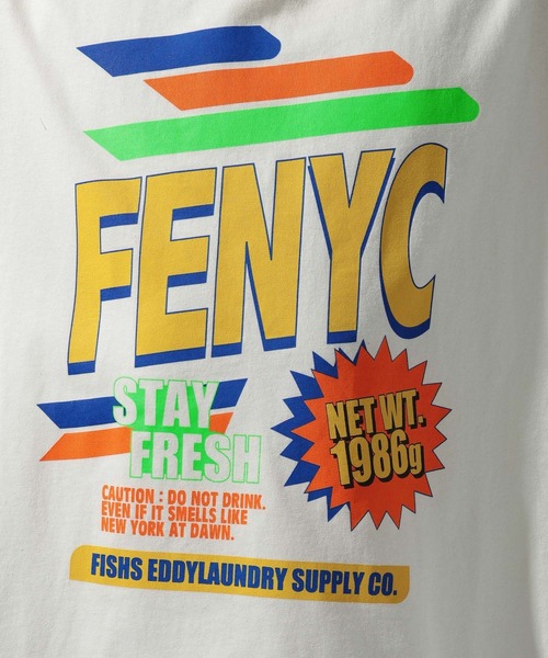 Fishs Eddy（フィッシュエディ）の「【FISHS EDDY(フィッシュエディ)】マーケットTシャツ【UNISEX】（Tシャツ/カットソー・レディース・ネイビー/オフホワイト/クリーム/ライトグレー・LARGE/MEDIUM）」の8枚目の写真