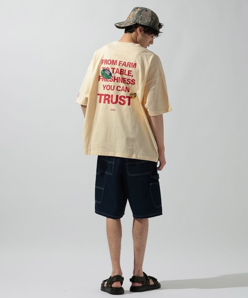 Fishs Eddy（フィッシュエディ）の「【FISHS EDDY(フィッシュエディ)】マーケットTシャツ【UNISEX】（Tシャツ/カットソー・レディース・ネイビー/オフホワイト/クリーム/ライトグレー・LARGE/MEDIUM）」の18枚目の写真