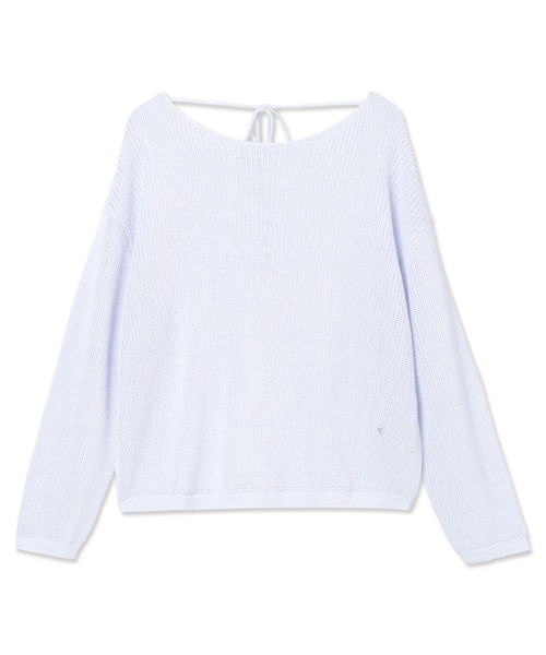 Guess(ゲス)の「LADIES Pullover Sweater ニット セーター(ニット/セーター・レディース・ベージュ/ライトインディゴブルー/ブラック・SMALL/X-SMALL)」の3枚目の写真