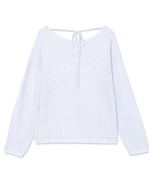 Guess(ゲス)の「LADIES Pullover Sweater ニット セーター(ニット/セーター・レディース・ベージュ/ライトインディゴブルー/ブラック・SMALL/X-SMALL)」の6枚目の写真