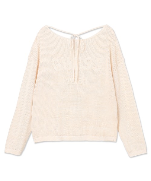 Guess(ゲス)の「LADIES Pullover Sweater ニット セーター(ニット/セーター・レディース・ベージュ/ライトインディゴブルー/ブラック・SMALL/X-SMALL)」の5枚目の写真