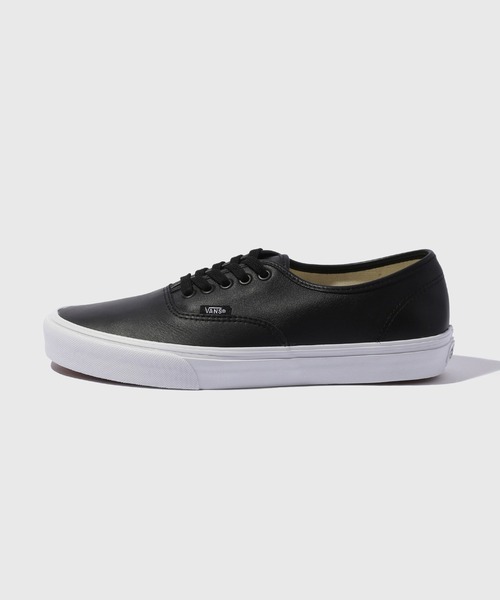 VANS(バンズ)の「【VANS/バンズ】Authentic LEATHER(スニーカー・メンズ・ブラック・27.0cm/28.0cm/29.0cm/26.0cm)」の1枚目の写真