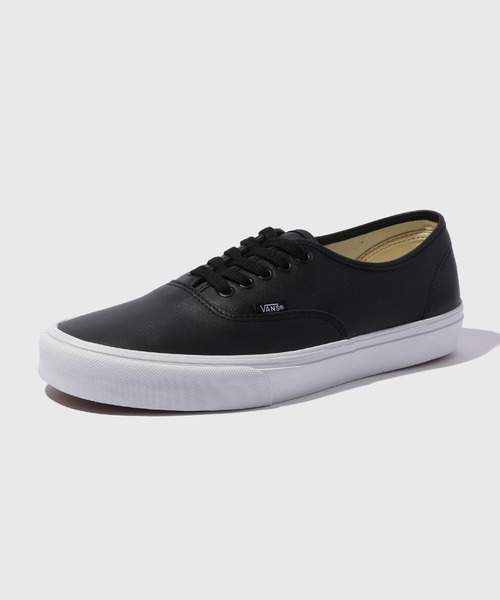 VANS(バンズ)の「【VANS/バンズ】Authentic LEATHER(スニーカー・メンズ・ブラック・27.0cm/28.0cm/29.0cm/26.0cm)」の2枚目の写真