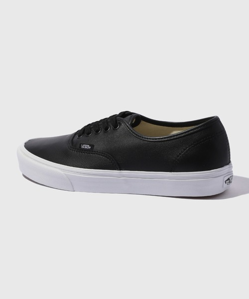 VANS(バンズ)の「【VANS/バンズ】Authentic LEATHER(スニーカー・メンズ・ブラック・27.0cm/28.0cm/29.0cm/26.0cm)」の3枚目の写真