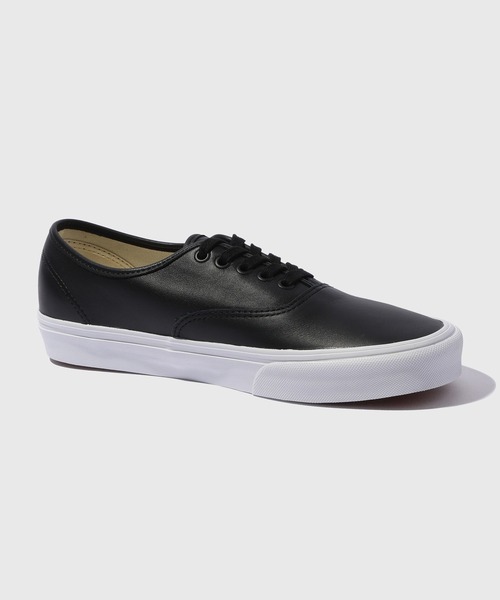 VANS(バンズ)の「【VANS/バンズ】Authentic LEATHER(スニーカー・メンズ・ブラック・27.0cm/28.0cm/29.0cm/26.0cm)」の4枚目の写真