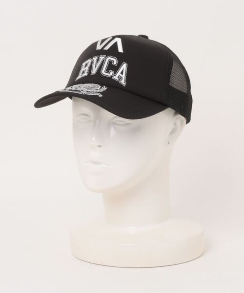 RVCA(ルーカ)の「RVCA メンズ RVCA DIMENTION CAP キャップ 【2026年夏モデル】(キャップ・メンズ・ブラック/ブラック×ホワイト/グリーン系その他・FREE)」の2枚目の写真
