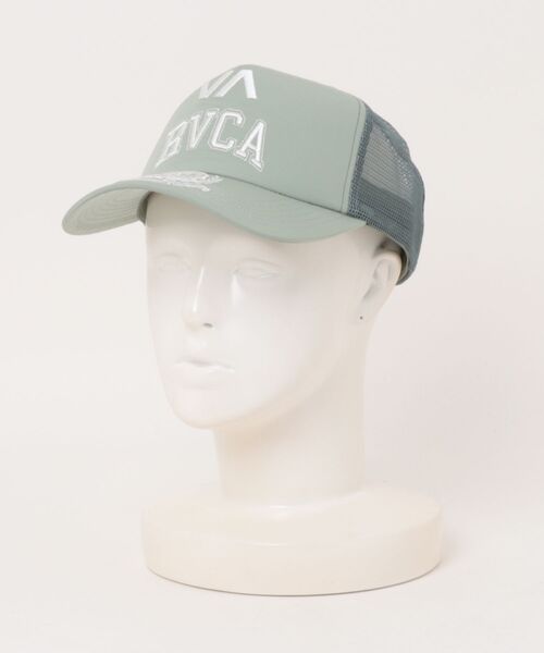 RVCA(ルーカ)の「RVCA メンズ RVCA DIMENTION CAP キャップ 【2026年夏モデル】(キャップ・メンズ・ブラック/ブラック×ホワイト/グリーン系その他・FREE)」の3枚目の写真