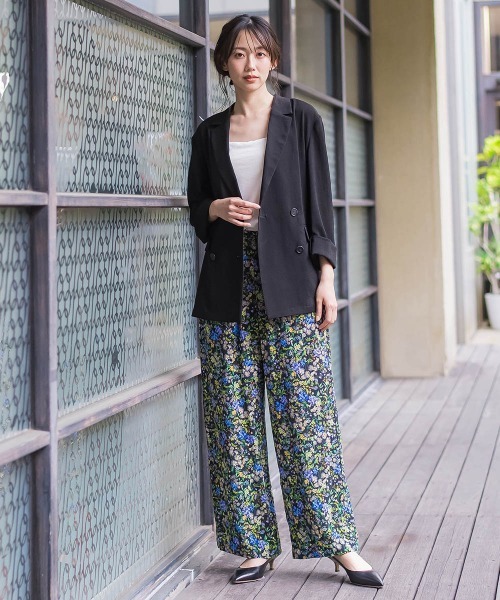 Droite lautreamont(ドロワットロートレアモン)の「ipekerAMARAプリントパンツ(その他パンツ・レディース・イエロー系その他/ブラック系その他・M)」の3枚目の写真