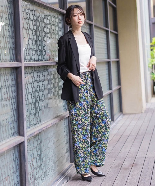 Droite lautreamont(ドロワットロートレアモン)の「ipekerAMARAプリントパンツ(その他パンツ・レディース・イエロー系その他/ブラック系その他・M)」の4枚目の写真