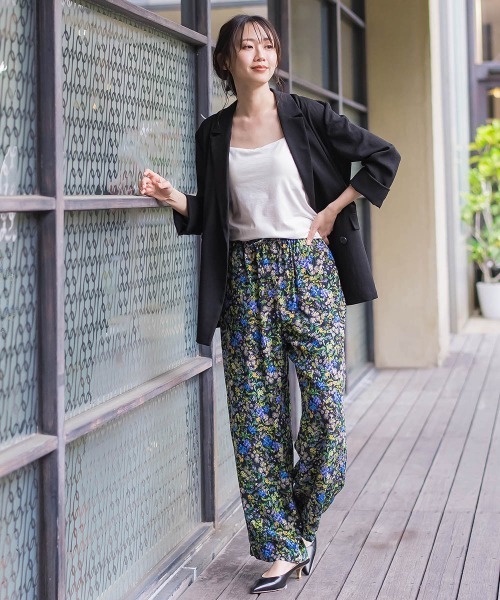 Droite lautreamont(ドロワットロートレアモン)の「ipekerAMARAプリントパンツ(その他パンツ・レディース・イエロー系その他/ブラック系その他・M)」の5枚目の写真