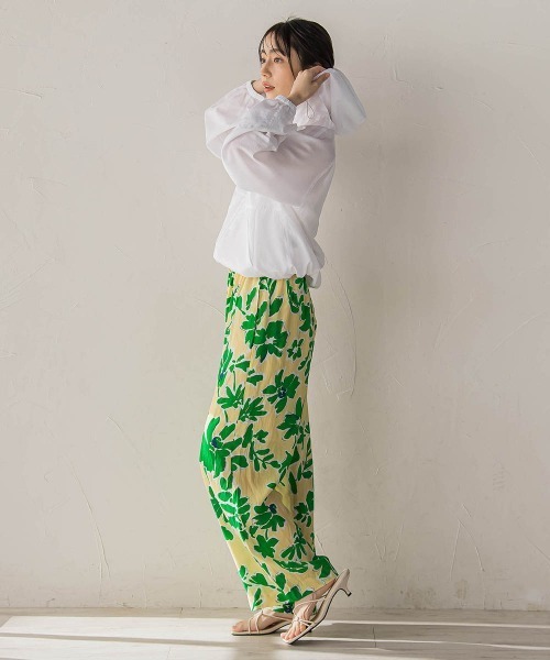 Droite lautreamont(ドロワットロートレアモン)の「ipekerAMARAプリントパンツ(その他パンツ・レディース・イエロー系その他/ブラック系その他・M)」の13枚目の写真