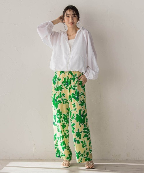 Droite lautreamont(ドロワットロートレアモン)の「ipekerAMARAプリントパンツ(その他パンツ・レディース・イエロー系その他/ブラック系その他・M)」の10枚目の写真