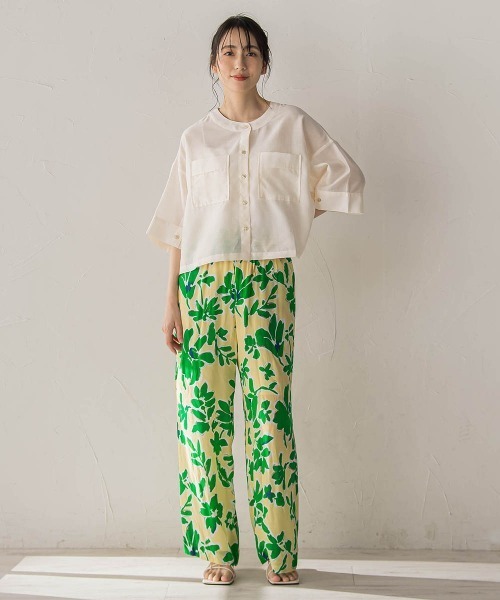 Droite lautreamont(ドロワットロートレアモン)の「ipekerAMARAプリントパンツ(その他パンツ・レディース・イエロー系その他/ブラック系その他・M)」の15枚目の写真