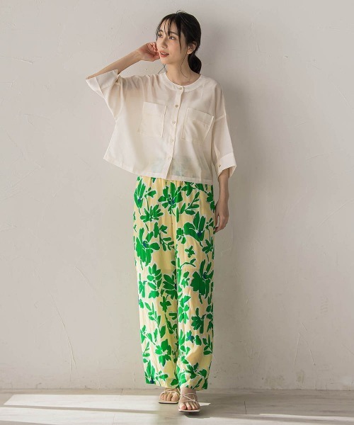 Droite lautreamont(ドロワットロートレアモン)の「ipekerAMARAプリントパンツ(その他パンツ・レディース・イエロー系その他/ブラック系その他・M)」の16枚目の写真