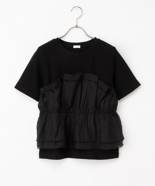 Honeys(ハニーズ)の「ビスチェ風トップス(Tシャツ/カットソー・レディース・ブラック/ホワイト系その他2/ホワイト系その他4/ホワイト系その他3・S/M/LL/L)」の10枚目の写真