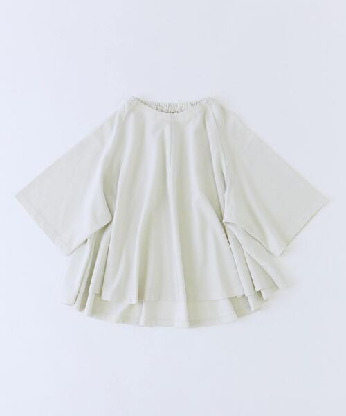 conges payes ADIEU TRISTESSE(コンジェ ペイエ アデュートリステス)の「フレアシルエットカットソープルオーバー(シャツ/ブラウス・レディース・ブラック/グレー/ブラウン・FREE)」の3枚目の写真