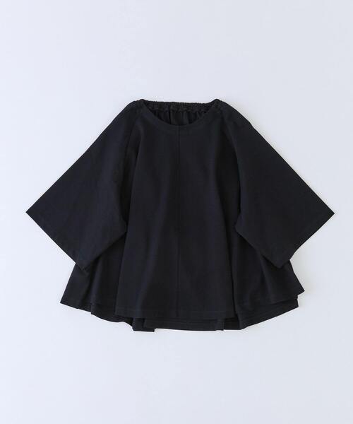 conges payes ADIEU TRISTESSE(コンジェ ペイエ アデュートリステス)の「フレアシルエットカットソープルオーバー(シャツ/ブラウス・レディース・ブラック/グレー/ブラウン・FREE)」の2枚目の写真
