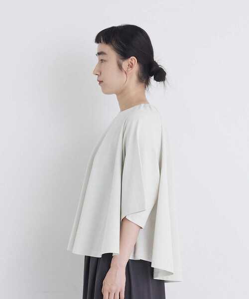 conges payes ADIEU TRISTESSE(コンジェ ペイエ アデュートリステス)の「フレアシルエットカットソープルオーバー(シャツ/ブラウス・レディース・ブラック/グレー/ブラウン・FREE)」の9枚目の写真