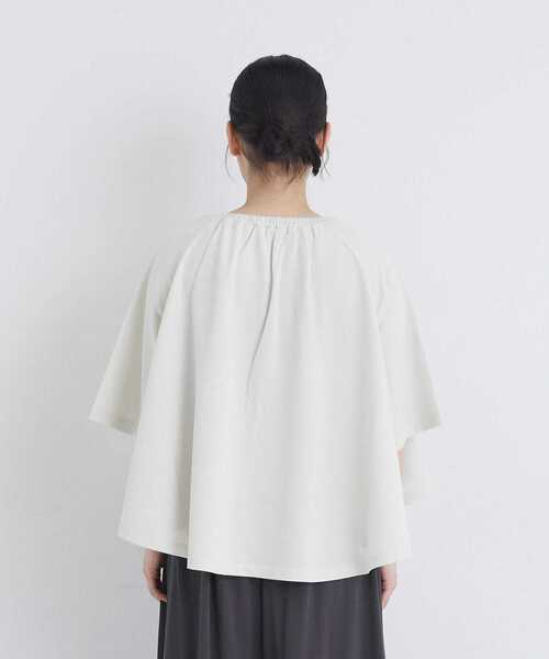 conges payes ADIEU TRISTESSE(コンジェ ペイエ アデュートリステス)の「フレアシルエットカットソープルオーバー(シャツ/ブラウス・レディース・ブラック/グレー/ブラウン・FREE)」の10枚目の写真