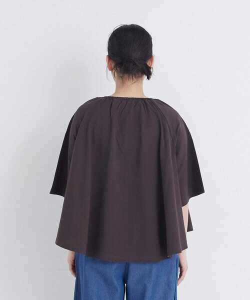 conges payes ADIEU TRISTESSE(コンジェ ペイエ アデュートリステス)の「フレアシルエットカットソープルオーバー(シャツ/ブラウス・レディース・ブラック/グレー/ブラウン・FREE)」の17枚目の写真