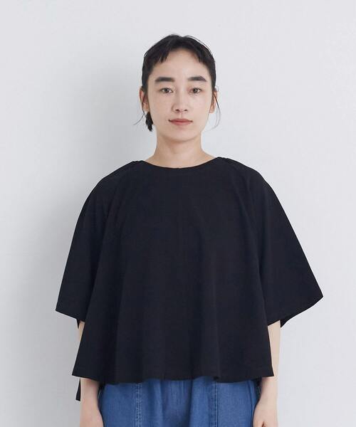 conges payes ADIEU TRISTESSE(コンジェ ペイエ アデュートリステス)の「フレアシルエットカットソープルオーバー(シャツ/ブラウス・レディース・ブラック/グレー/ブラウン・FREE)」の22枚目の写真