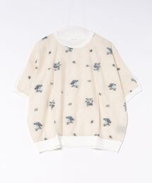 H.A.K | ミニバラブーケパピリオカットジャカード+サイロプレミアム天竺ドルマンTシャツ(Tシャツ/カットソー)