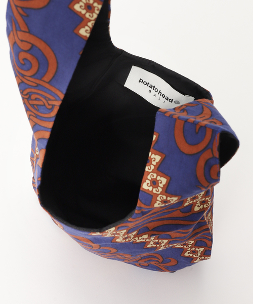 JOURNAL STANDARD(ジャーナルスタンダード)の「potato head / ポテトヘッド ISLAND BAG "DESA POTATO HEAD"(クラッチバッグ・メンズ・ネイビー/チョコ・FREE)」の6枚目の写真