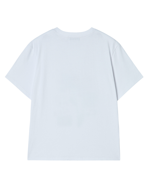 AWESOME STUDIO(オーサムスタジオ)の「フラワーアートワークトップ ホワイト(Tシャツ/カットソー・レディース・ホワイト・FREE)」の6枚目の写真