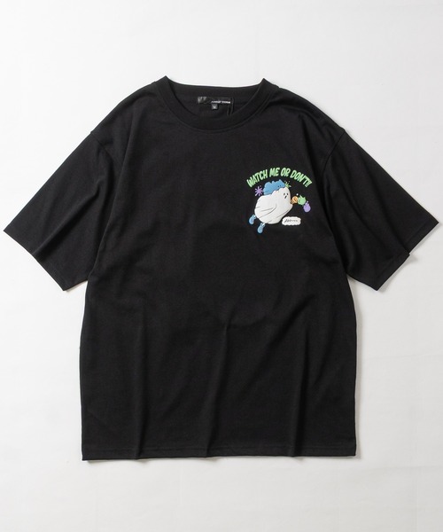 Jungle Storm(ジャングルストーム)の「【13】発泡GOHSTプリント ビッグシルエットTシャツ(Tシャツ/カットソー・メンズ・サックスブルー系1/ホワイト/ブラック系1/ホワイト系1/ブラック/サックスブルー・MEDIUM/LARGE)」の21枚目の写真