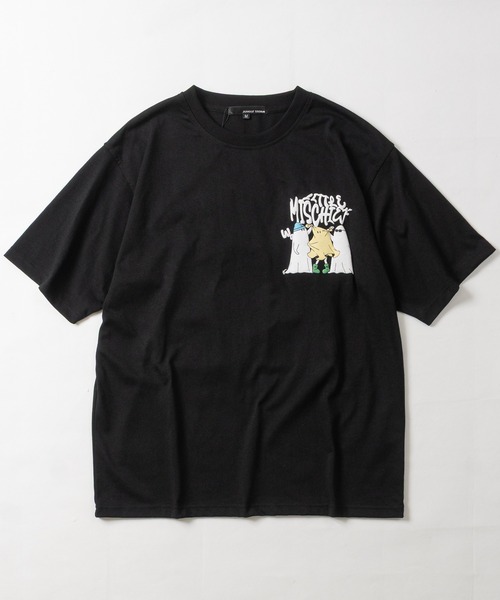 Jungle Storm(ジャングルストーム)の「【13】発泡GOHSTプリント ビッグシルエットTシャツ(Tシャツ/カットソー・メンズ・サックスブルー系1/ホワイト/ブラック系1/ホワイト系1/ブラック/サックスブルー・MEDIUM/LARGE)」の22枚目の写真