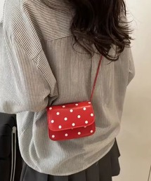 【 ammy. / エイミードット 】 クラシック ドット フラップ ミニ ショルダーバッグ