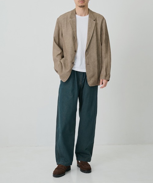 CITY TOKYO(シティトウキョウ)の「【CITY TOKYO/シティートーキョー】KAIHARA DENIM フェードパンツ(デニムパンツ・メンズ・ダークブルー/インディゴブルー/ブラック・3/2/1)」の13枚目の写真