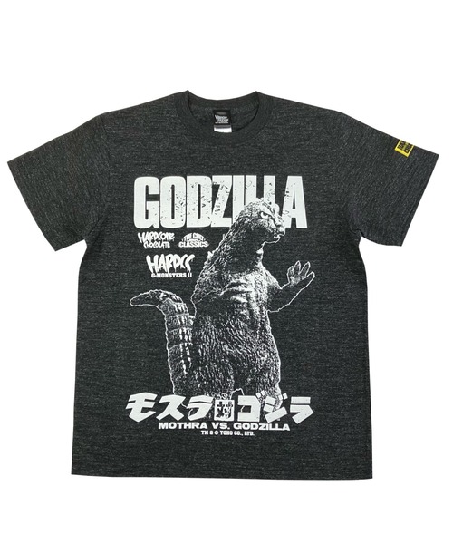 ハードコアチョコレート(ハードコアチョコレート)の「モスラ対ゴジラ/ゴジラ(倉田浜ヘザーブラック)(Tシャツ/カットソー・メンズ・ブラック×グレー・XX-LARGE/X-LARGE/LARGE)」の3枚目の写真