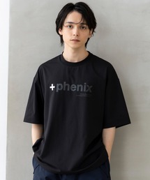 +phenix（プラスフェニックス）の「+phenix(プラスフェニックス)Outlast MIRRORED GRAPHIC SHORT SLEEVE TEE   ミラードグラフィック ショートスリーブTシャツ（Tシャツ/カットソー）」