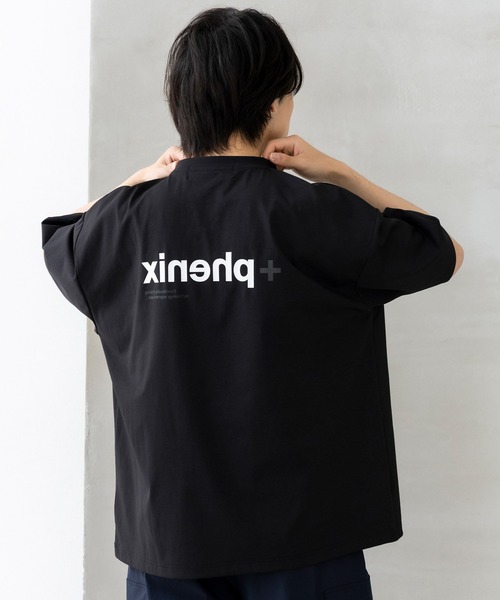 +phenix(プラスフェニックス)の「+phenix(プラスフェニックス)Outlast MIRRORED GRAPHIC SHORT SLEEVE TEE / ミラードグラフィック ショートスリーブTシャツ(Tシャツ/カットソー・メンズ・ホワイト/ブラック・M/L)」の19枚目の写真